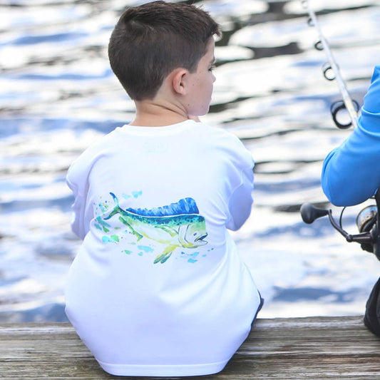 Caloosa Kids "Mahi" UPF 50 Ultra Comfort Shirt
