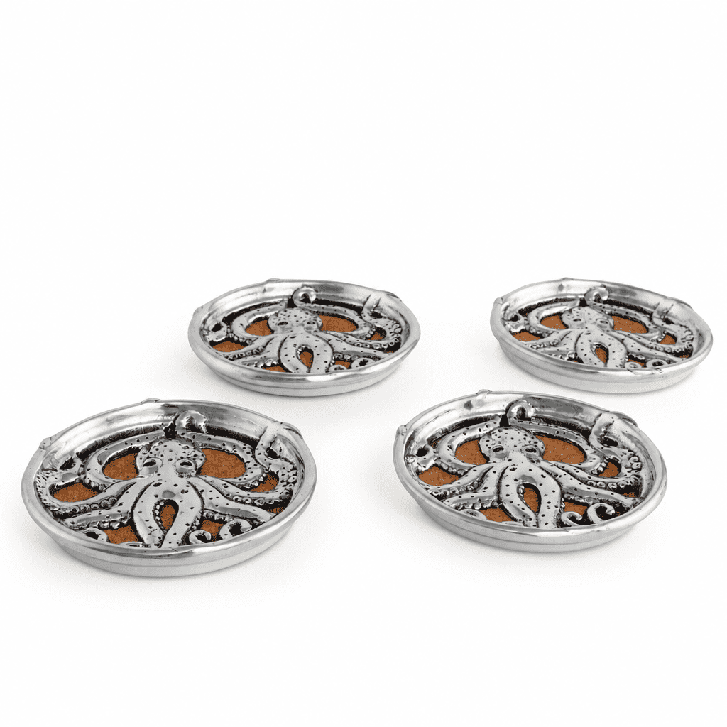Octopus Drink Coaster Set of 4