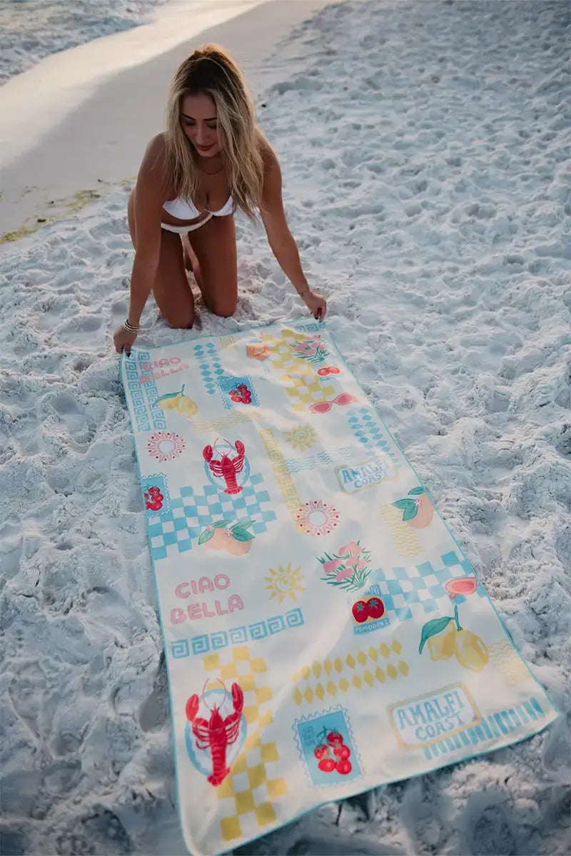 Italian Summer Reversible Microfiber Towel