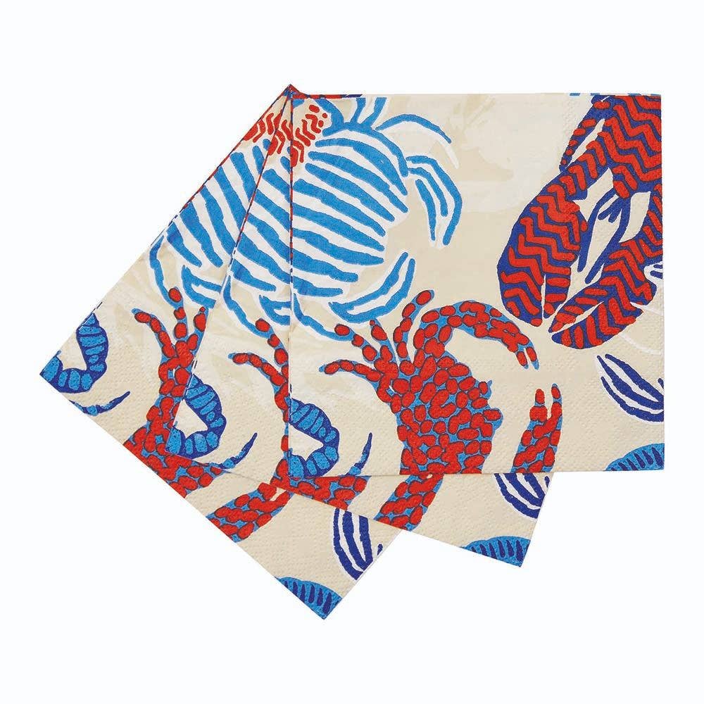 Sandy Claws Paper Cocktail Napkins