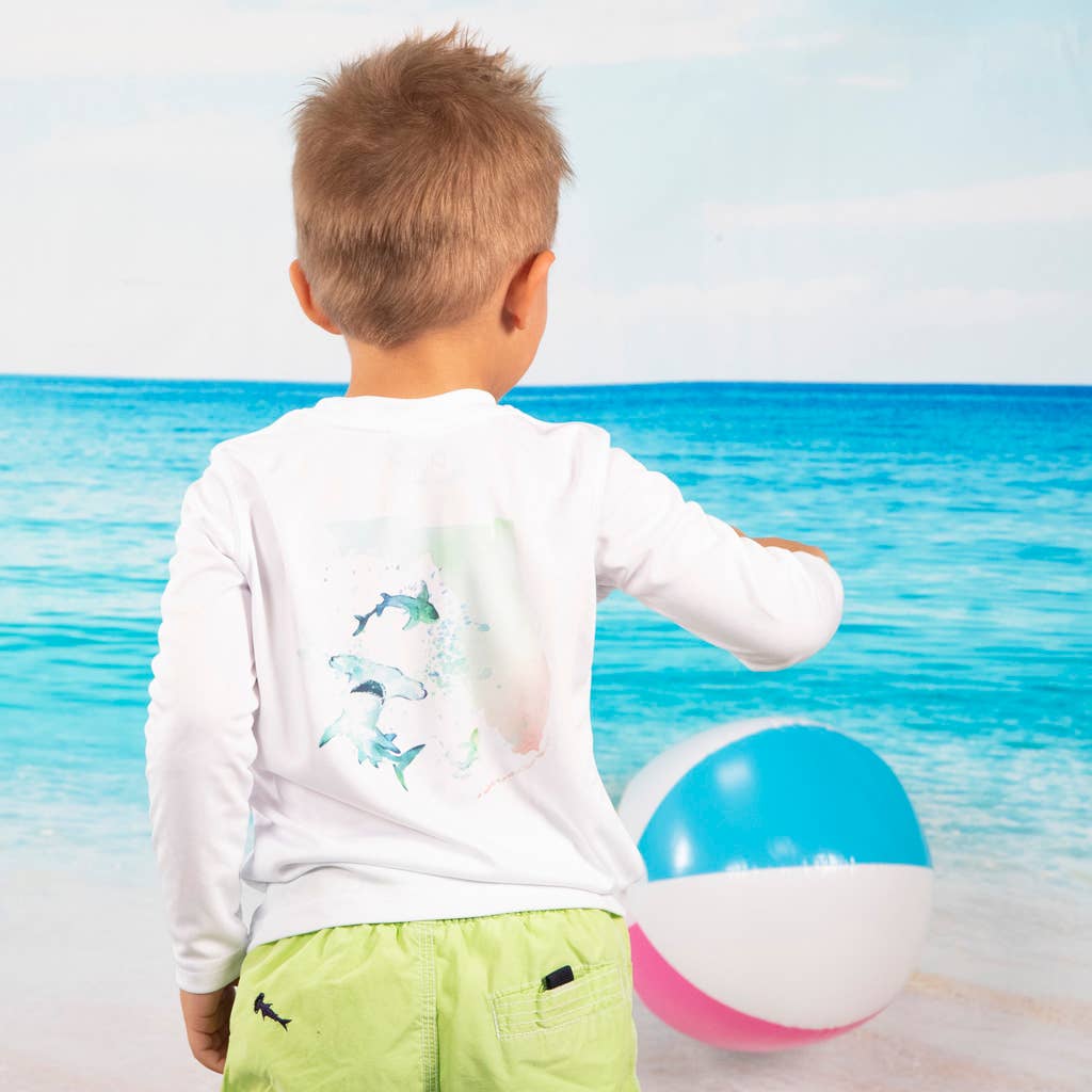 Caloosa Kids "Florida Shark" UPF 50 Ultra Comfort Shirt