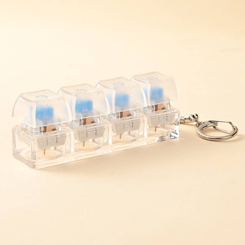 Keychain Fidget Pop Button Stress Relief Toy