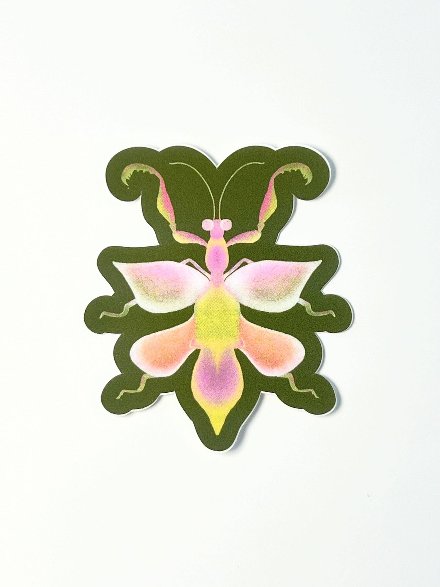Orchid Mantis Sticker