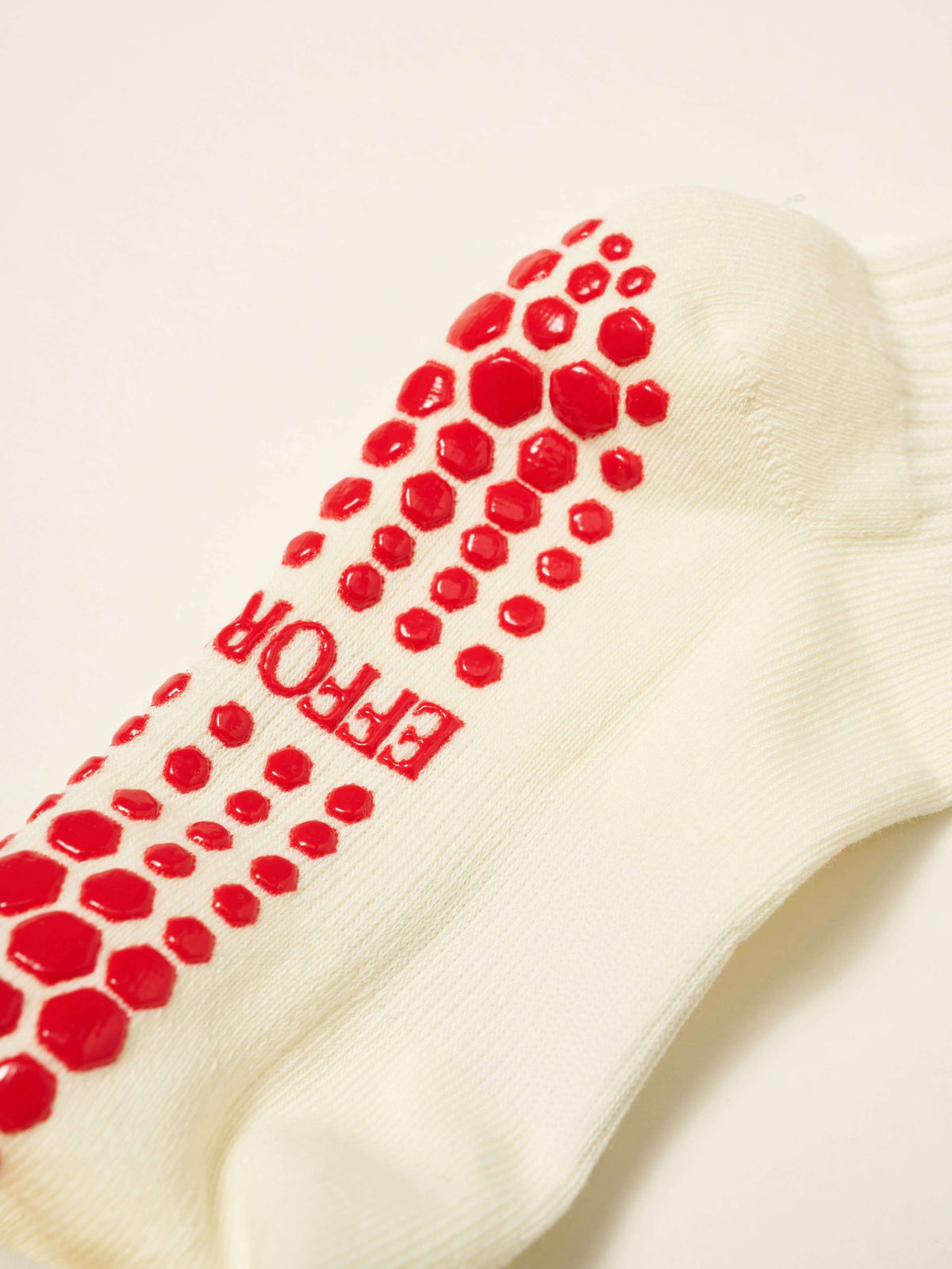Strawberry Ruffle Grip Sock, Pilates Socks