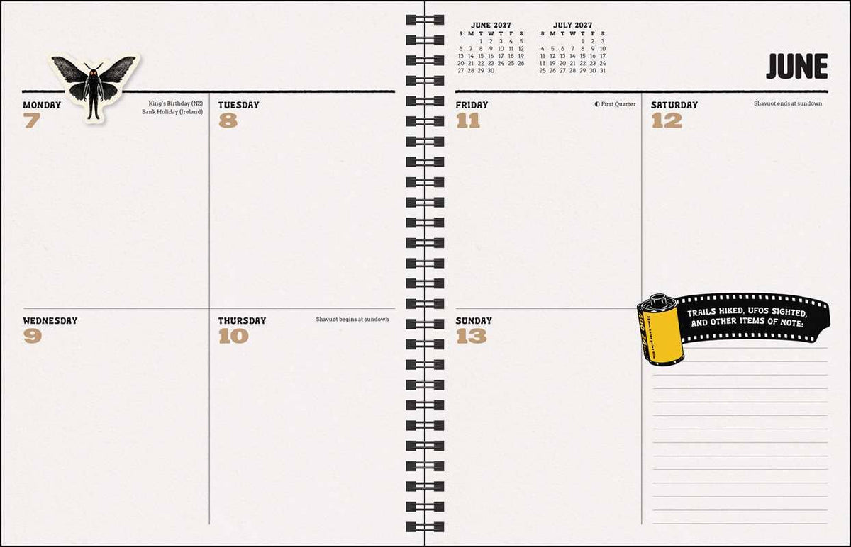 Sam Larson 12-Month 2027 Monthly/Weekly Planner Calendar by Sam  Larson