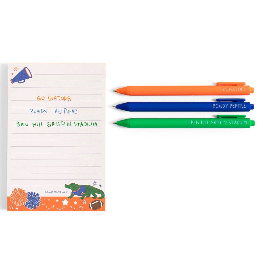 Gainesville Football Game Day Pen Set
