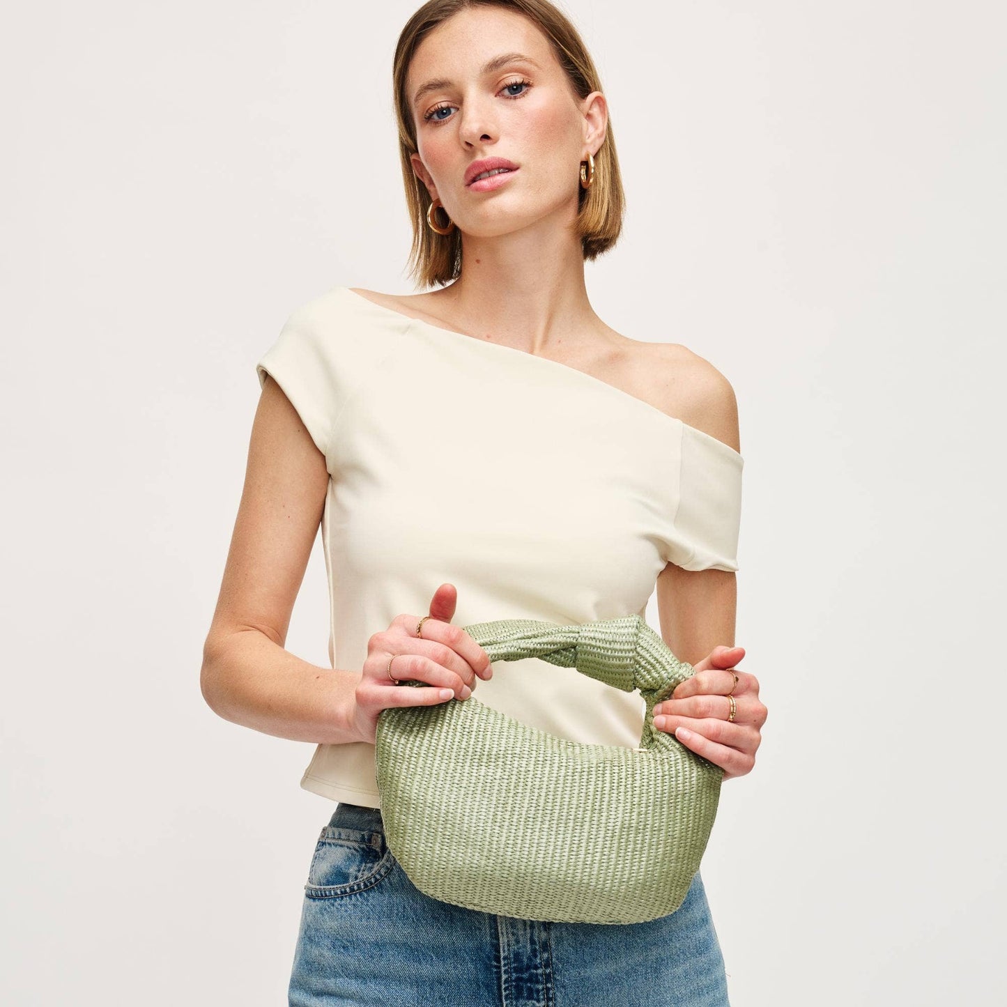 Tracy - Stripes Clutch