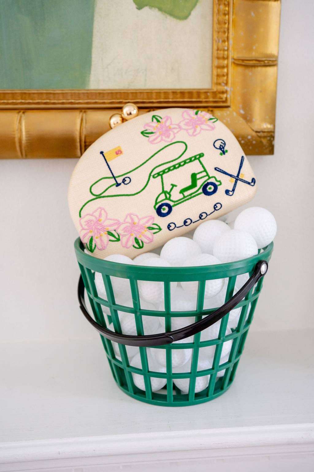 Golf Clutch- Embroidered