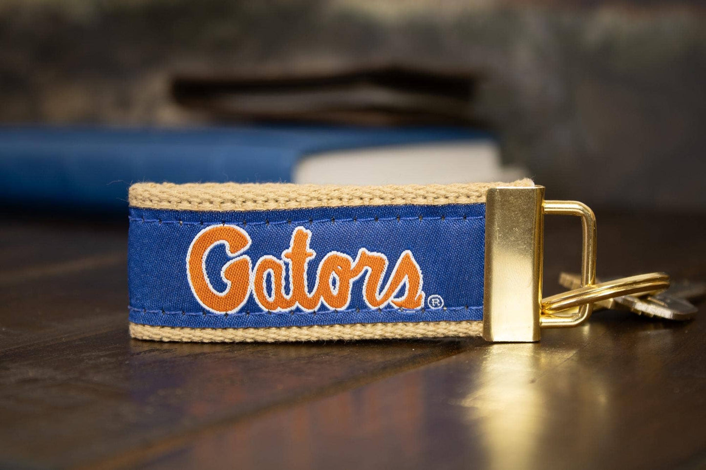 Florida Gators Collegiate Woven Ribbon Key Chain