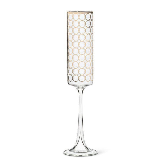 Slender Flute with Gold Rings