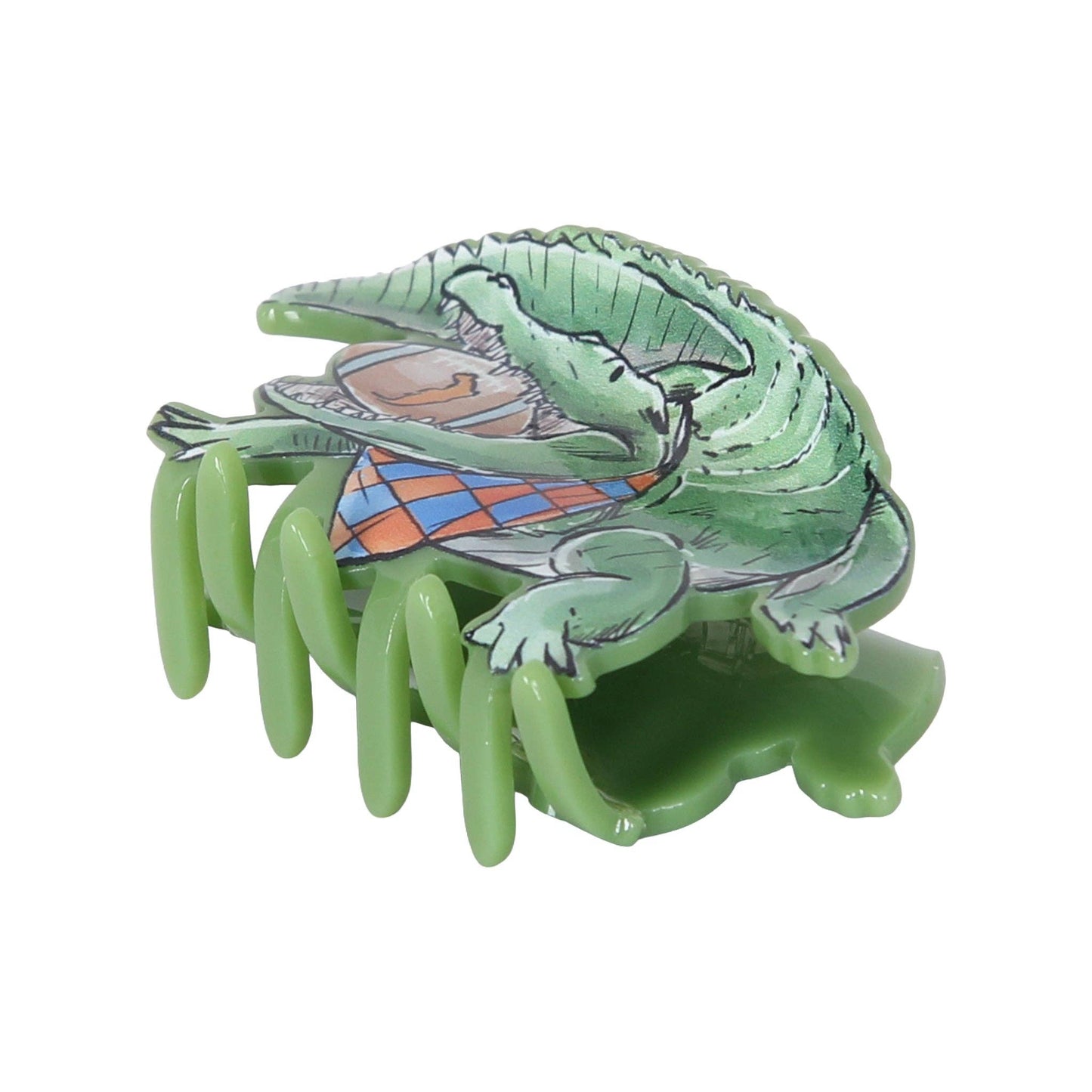 Alligator With Football Hair Clip