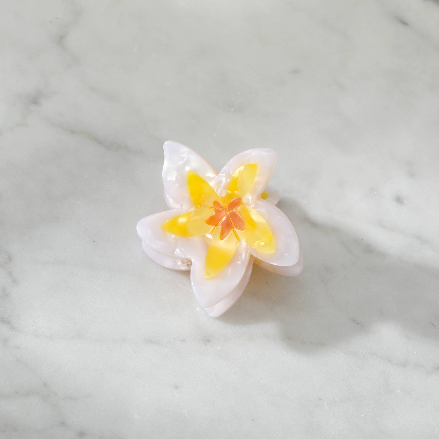 Eco-Friendly Plumeria Frangipani Flower Hair Clip