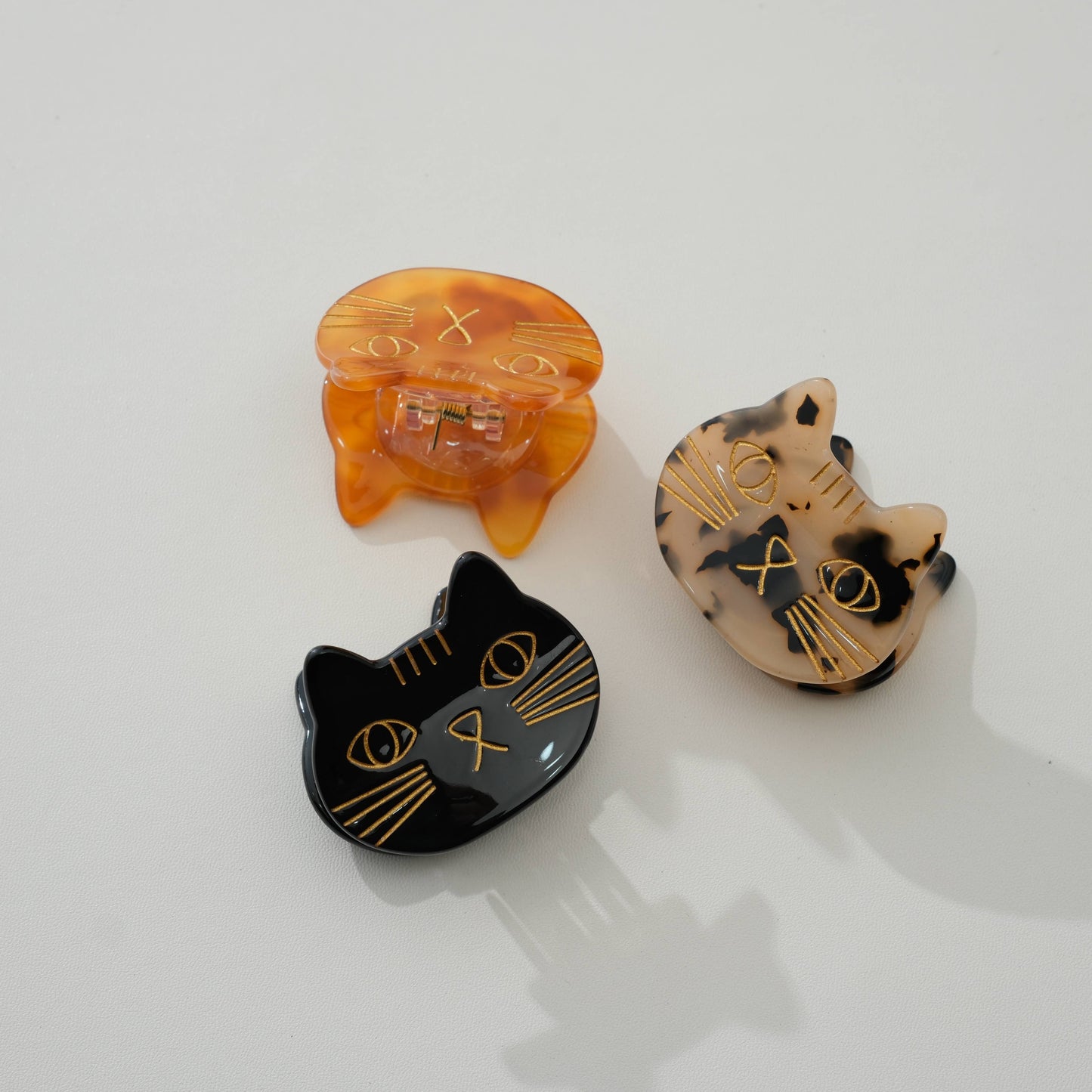 Ginger Cat Claw Clip - Medium