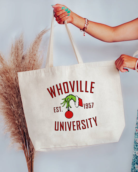 Christmas Whoville University Tote Bag