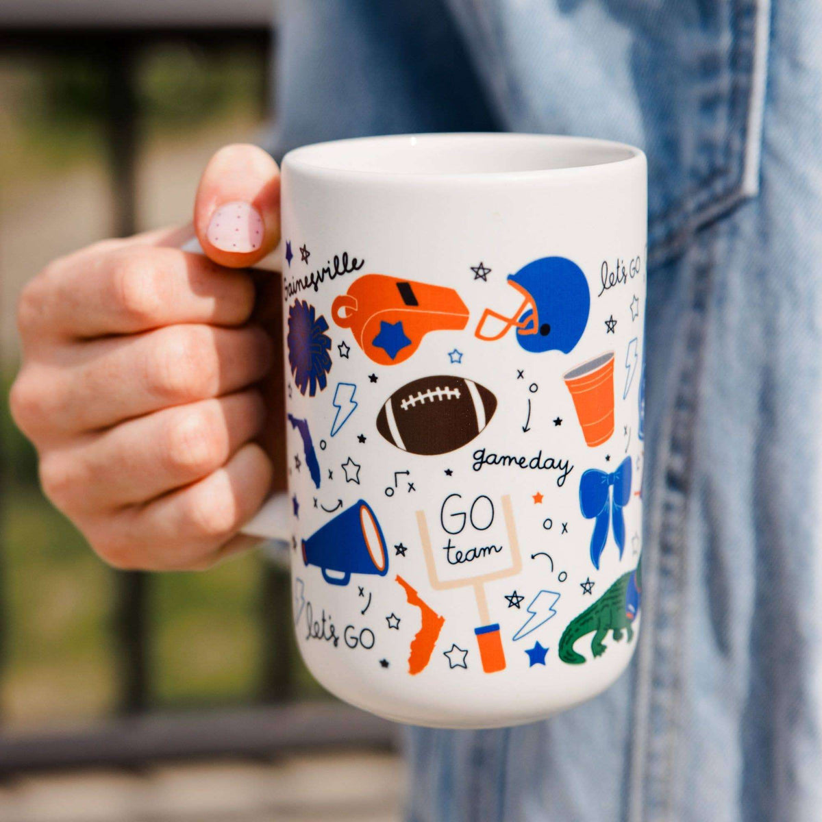 Gainesville Football Game Day Tall Ceramic Mug