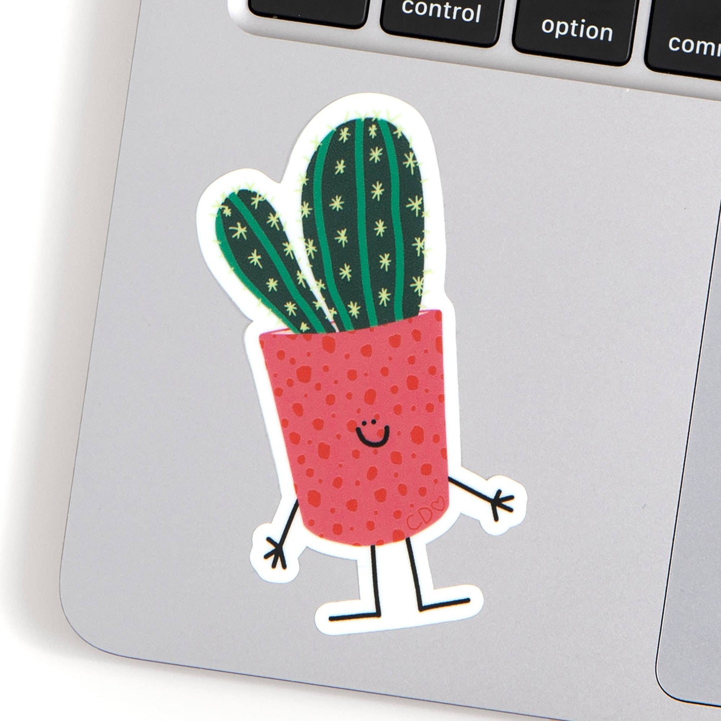 Cactus Doodle Friend Decal Sticker