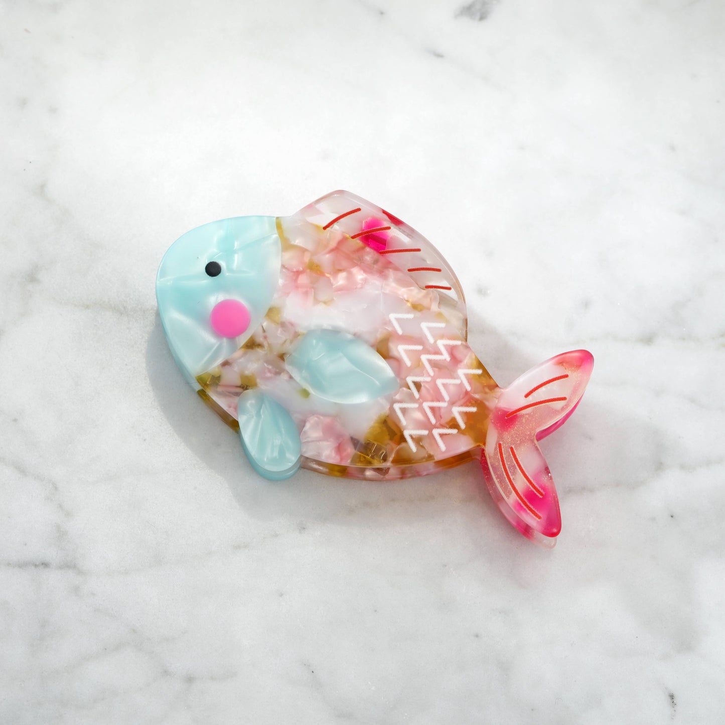 Eco Friendly Large Tide Fish Hair Clip Claw