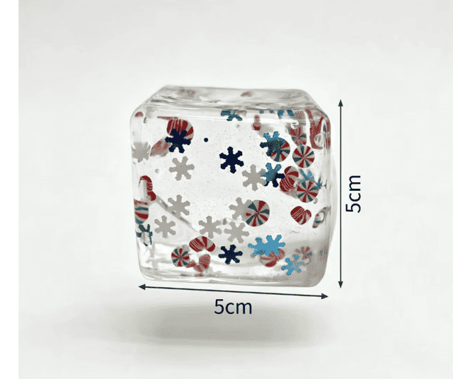Sugarplum Sparkle Christmas & Holiday Cube Squishy Collection