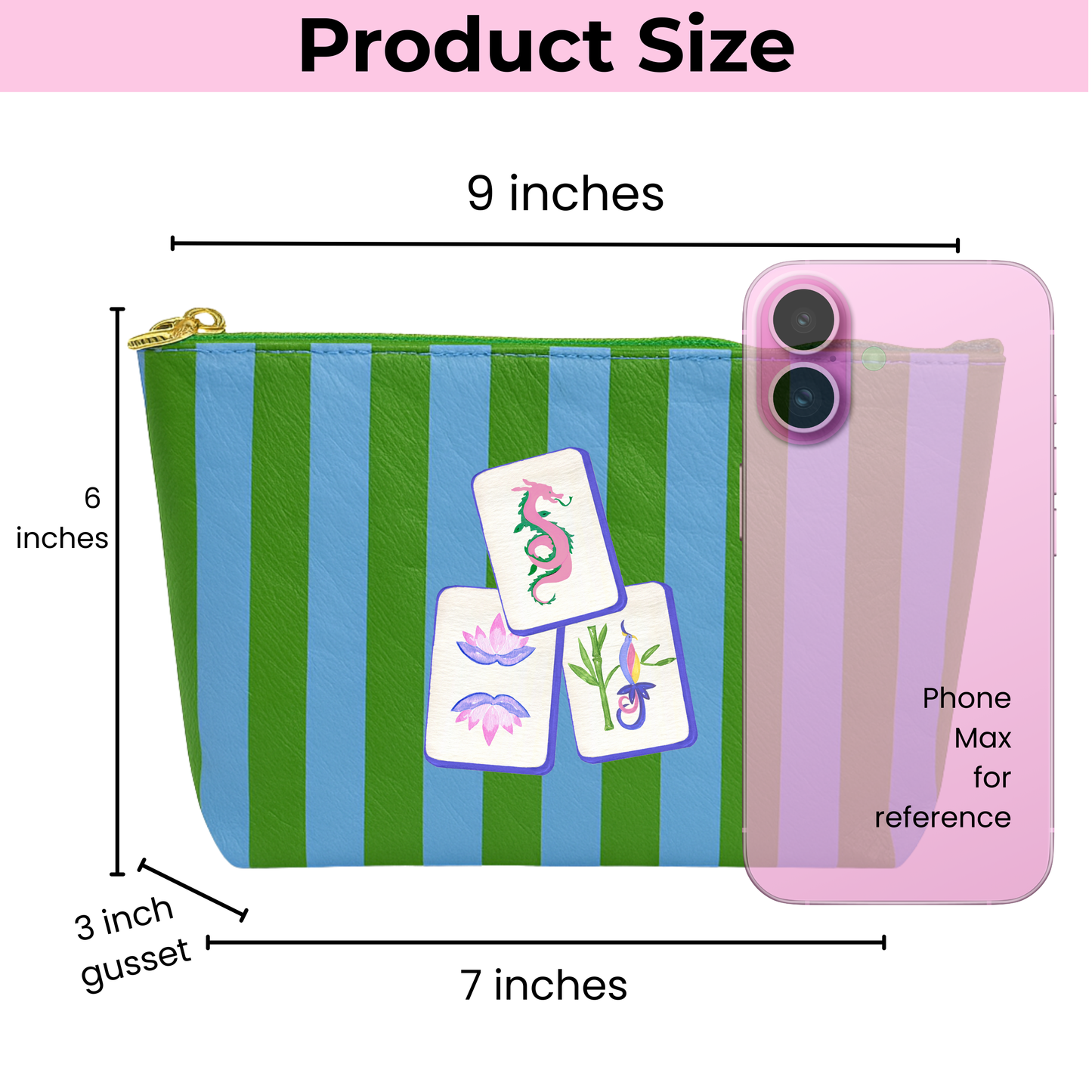 Mahjong Bag Preppy tile bag