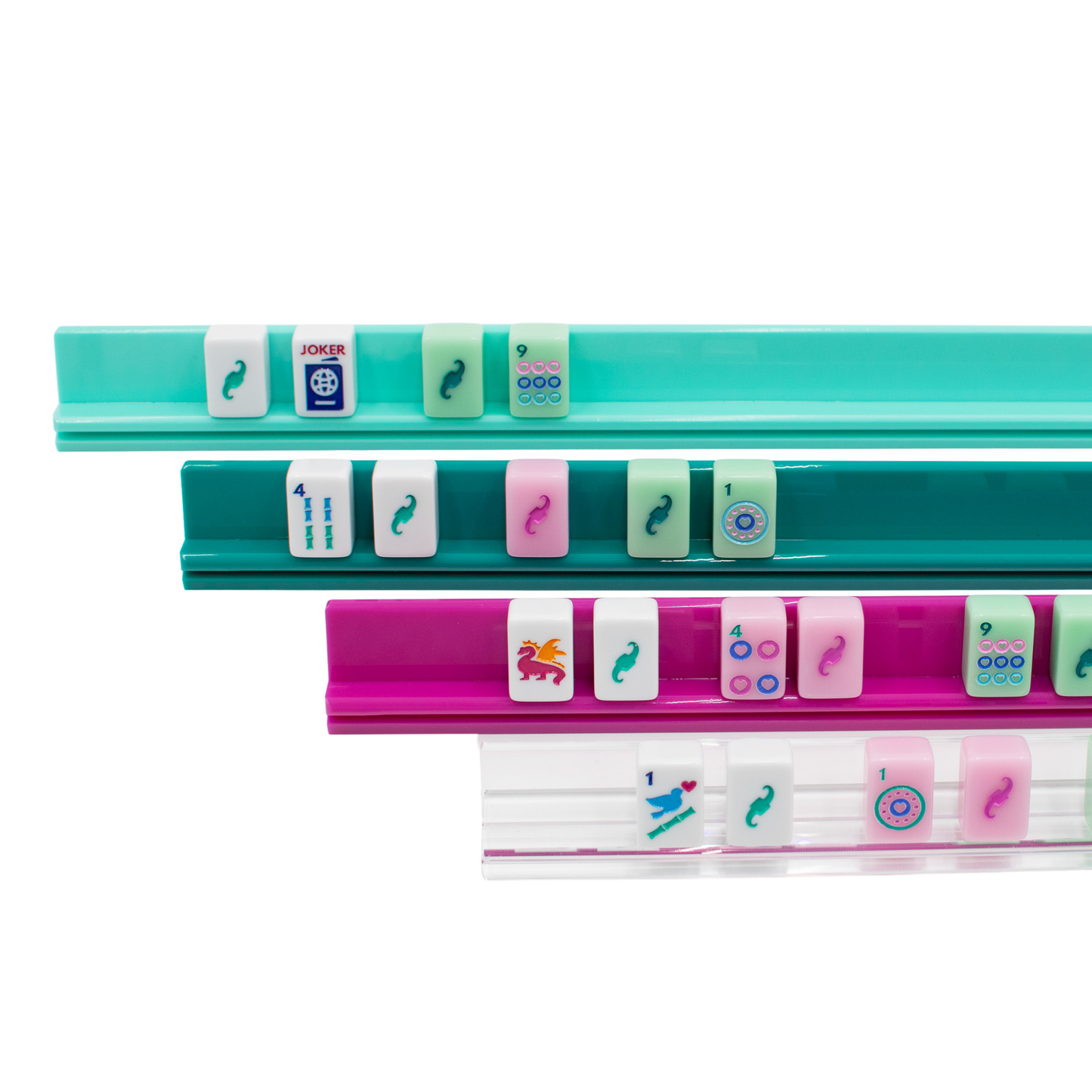 MINI Travel Mahjong Racks | Premium Acrylic | 10.31"