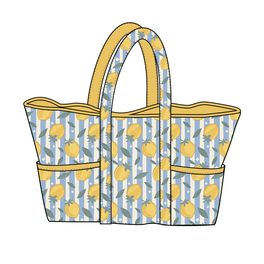 Lemon Grove Reversible Beach Bag