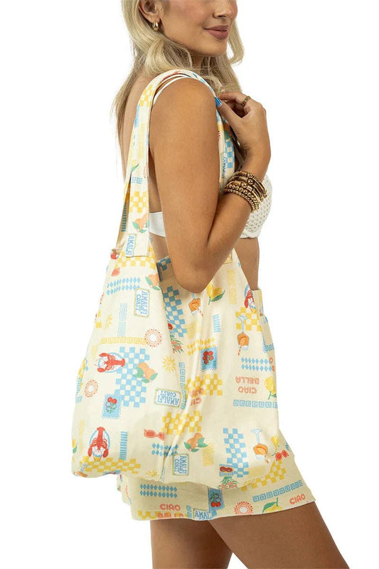 Italian Summer Slouchy Tote