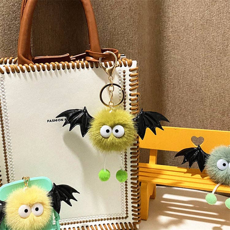 Cartoon Bat Plush Keychain