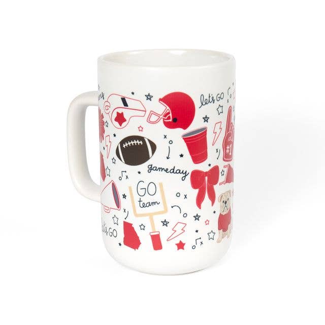 Athens Football Game Day Tall Ceramic Mug