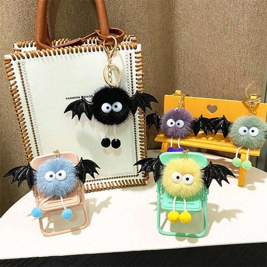 Cartoon Bat Plush Keychain