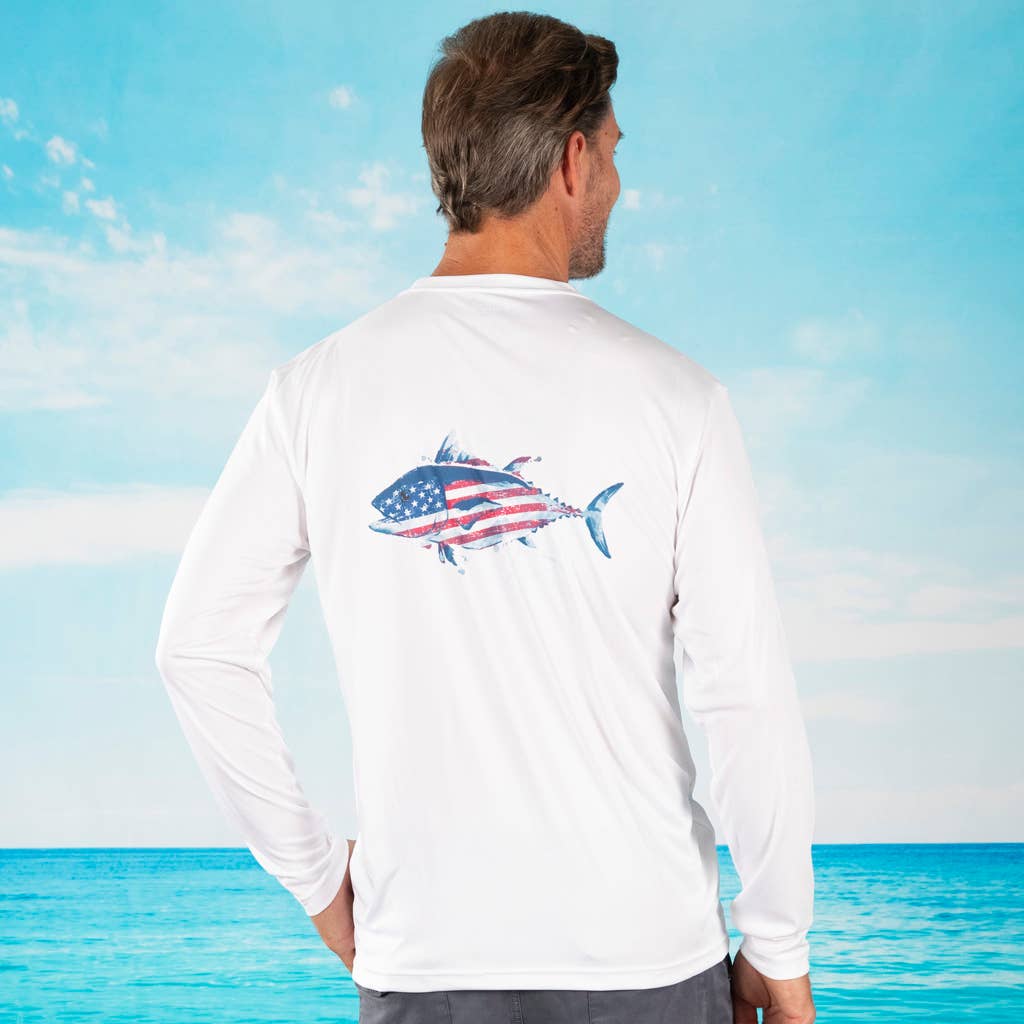 "American Tuna" UPF 50 Performance Ultra Comfort Shirt