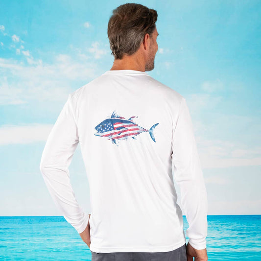 "American Tuna" UPF 50 Performance Ultra Comfort Shirt