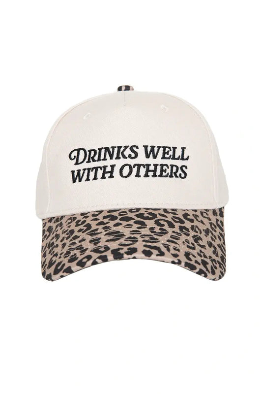 Drinks Well With Others Vintage Trucker Hat