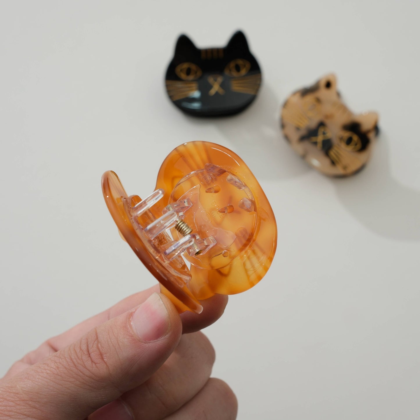 Ginger Cat Claw Clip - Medium