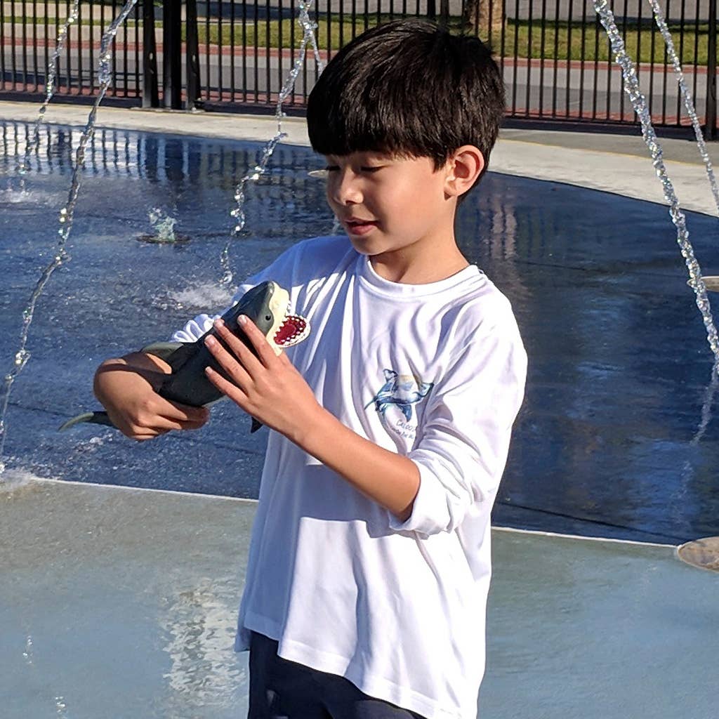 Caloosa Kids "Great White Shark" UPF 50 Ultra Comfort Shirt