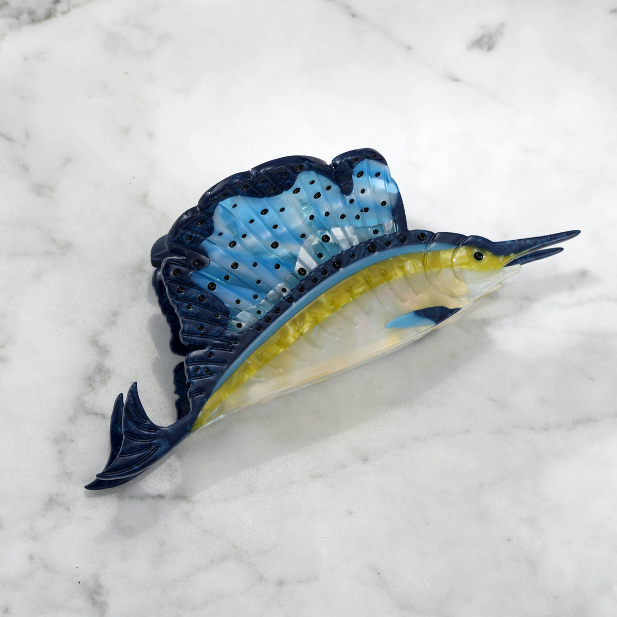 Eco-Friendly Sailfish Hair Clip Claw