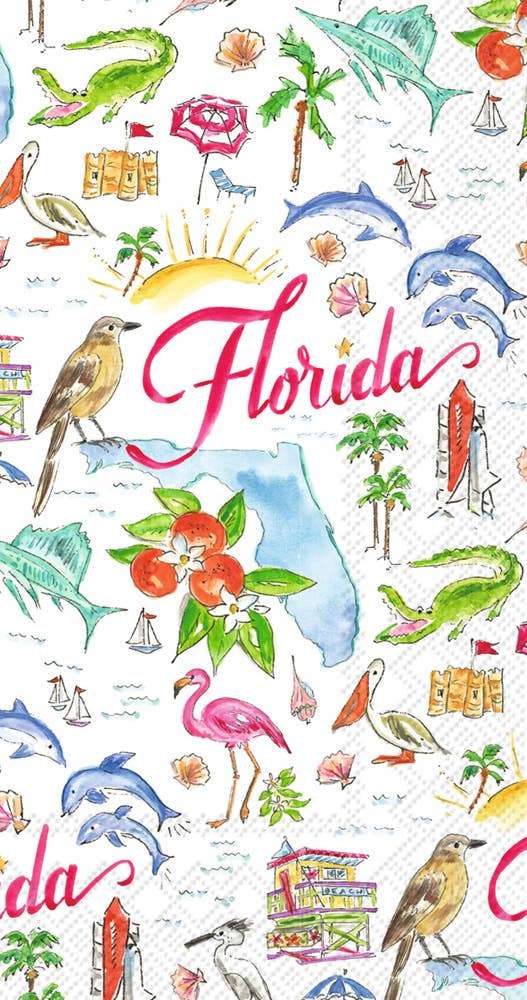Paper Guest Towels 16 count Florida