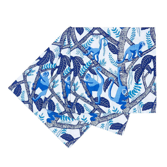 Coco Monkey Paper Cocktail Napkins