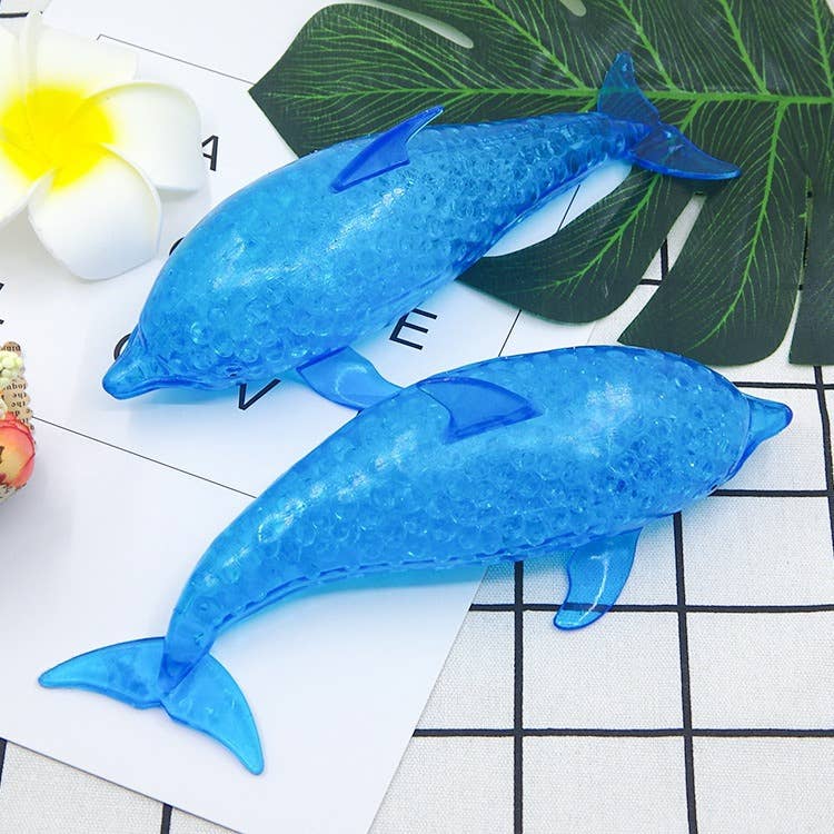 Cute shark dolphin with ball Squishy Squeeze Toy Fidget Toy