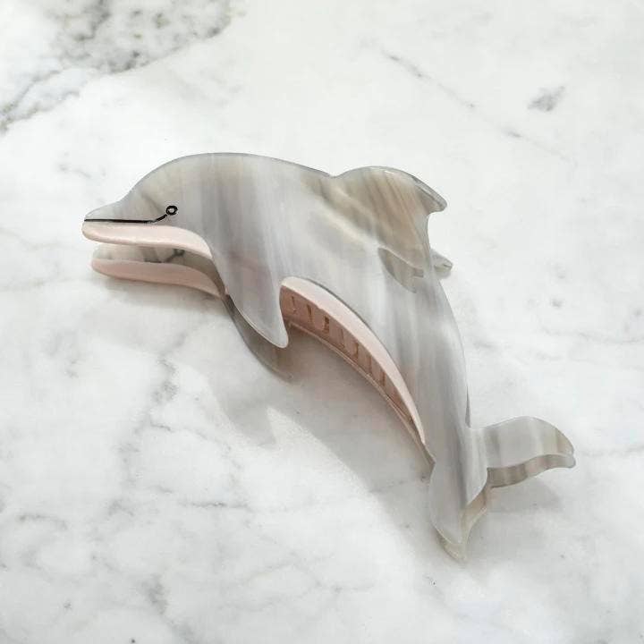 Eco-Friendly Dolphin Hair Clip Claw