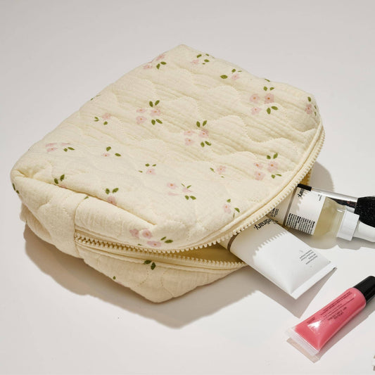 Quilted Keeper Cosmetic & Travel Organizer Pouch