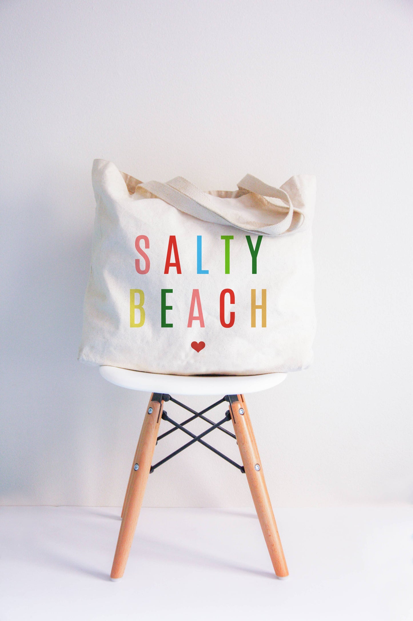 Colorful Salty Beach Tote Bag