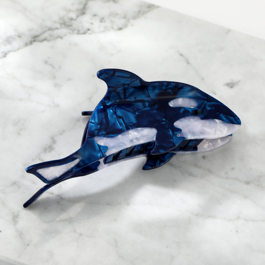 Eco-Friendly Orca Whale Hair Clip
