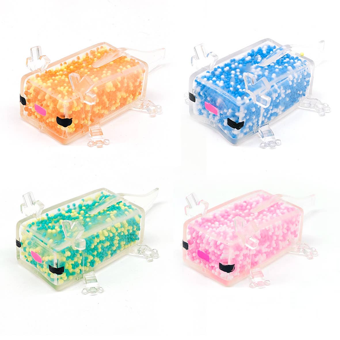 Axolotl Glitter Salamander Squishy Squeeze Toy Fidget Toy