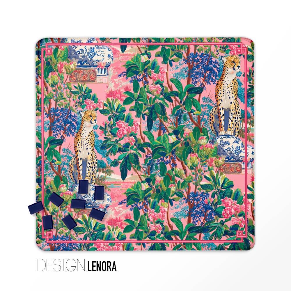 Mahjong Mat, Neoprene, Spring Collection