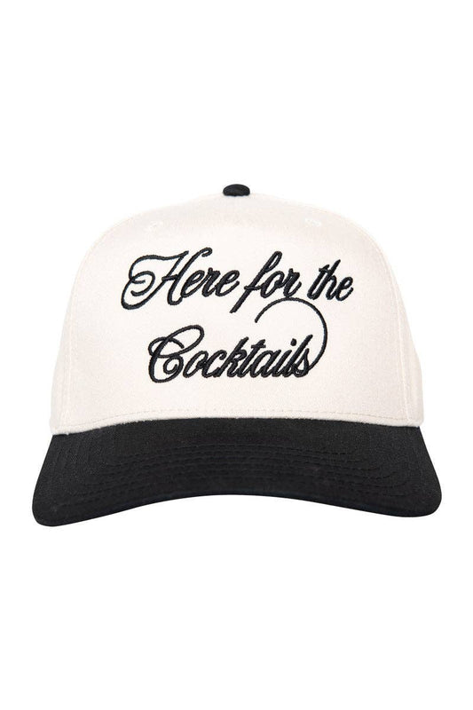 Here For the Cocktails Two-Toned Vintage Hat Grad Gift Idea