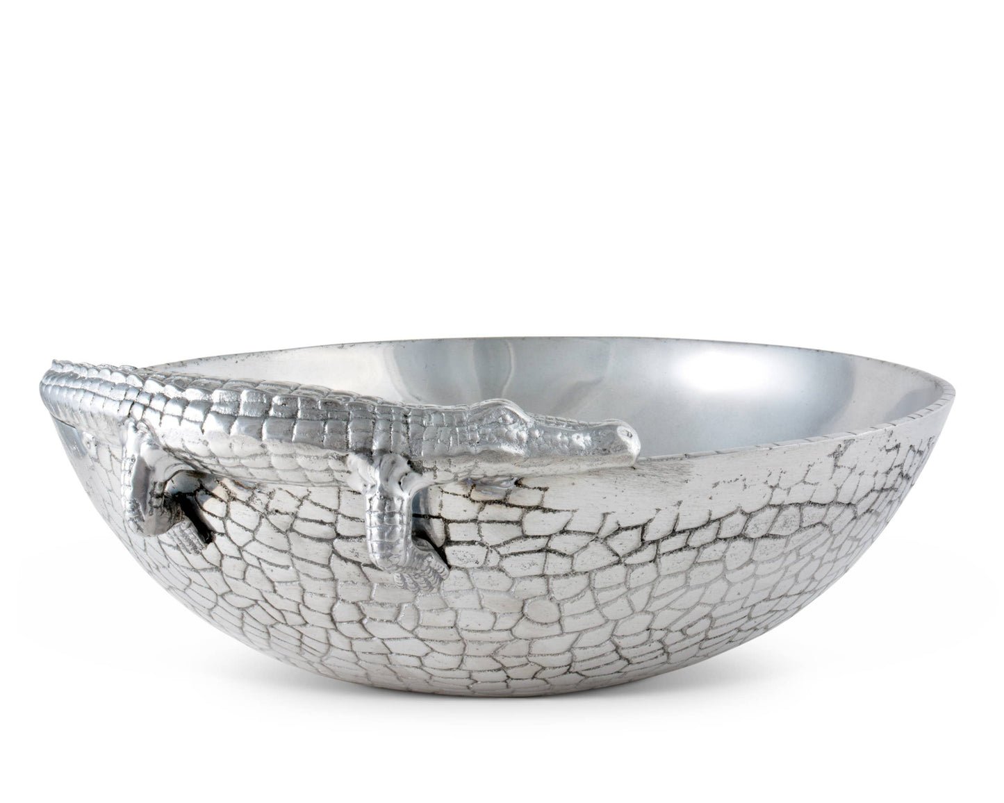 Alligator Figural 12 inch Bowl