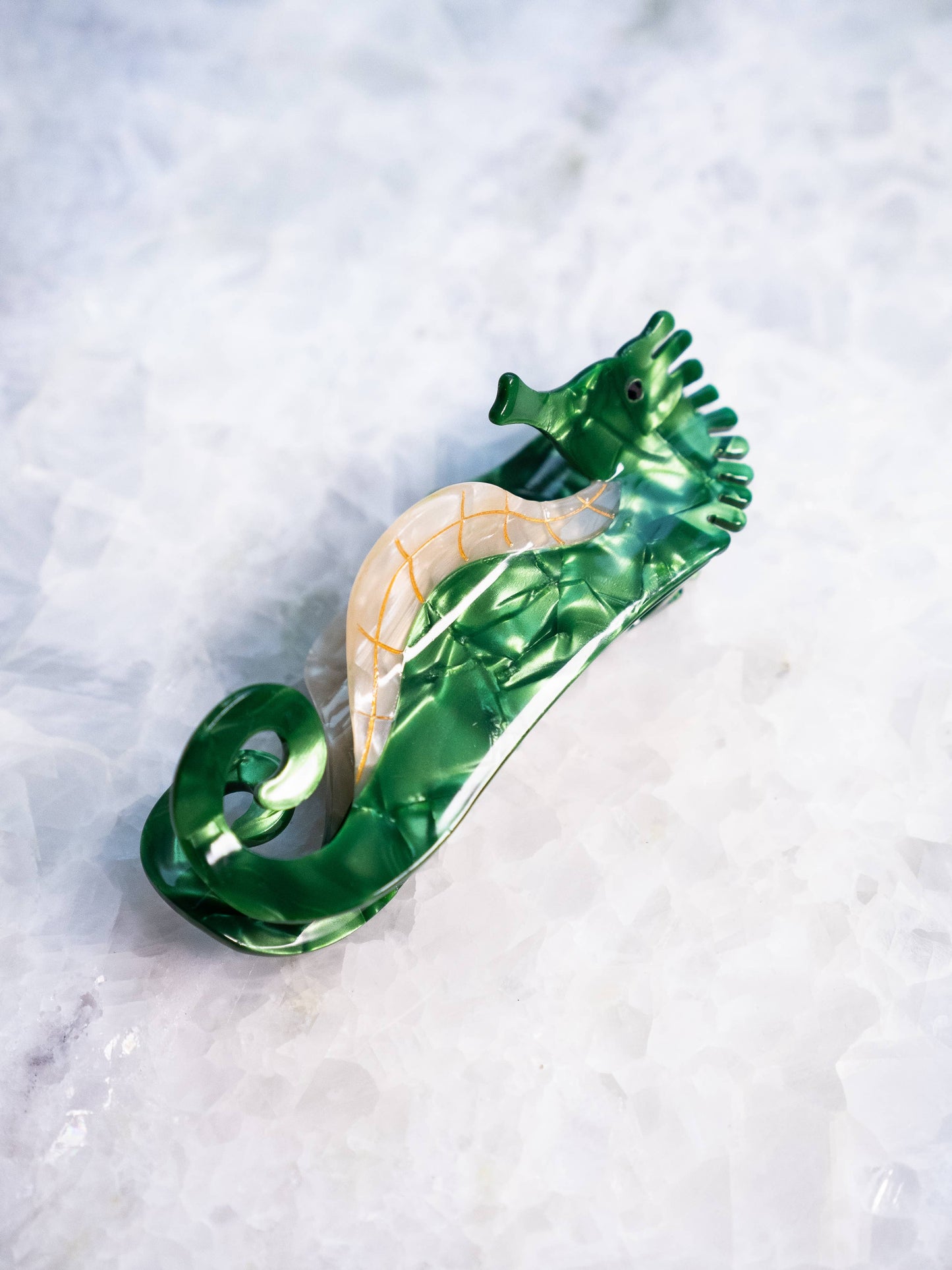 Eco Friendly Seahorse Hair Clip, Large