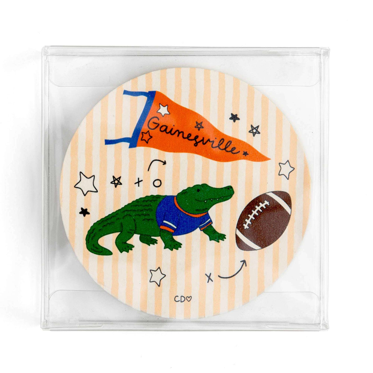 Gainesville Football Game Day Paper Coasters - Set of 10