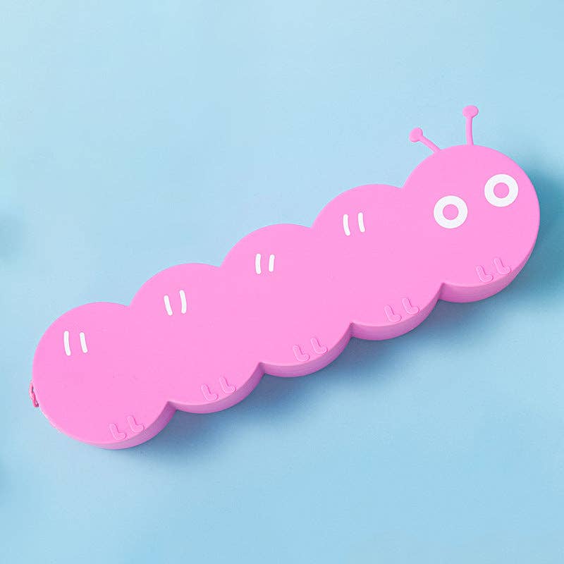 Silicone Caterpillar Pencil Case Cute School Supply