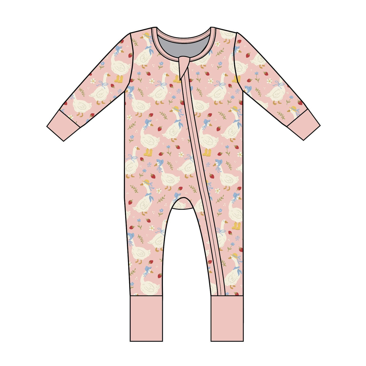 Silly Goose Bamboo Convertible Footie Romper